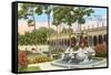 Turtle Fountain, Ringling Museum, Sarasota, Florida-null-Framed Stretched Canvas