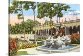 Turtle Fountain, Ringling Museum, Sarasota, Florida-null-Stretched Canvas