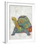 Turtle Friends II-Chariklia Zarris-Framed Art Print
