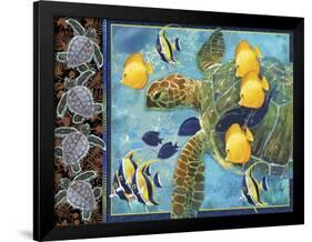 Turtle Hatchlings-James Mazzotta-Framed Giclee Print