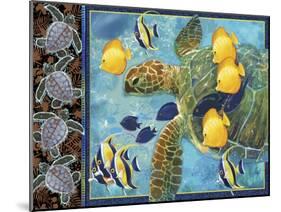 Turtle Hatchlings-James Mazzotta-Mounted Giclee Print