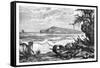 Turtle Island, View Taken at the Mouth of the Three Rivers, C1890-null-Framed Stretched Canvas