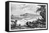 Turtle Island, View Taken at the Mouth of the Three Rivers, C1890-null-Framed Stretched Canvas