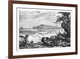 Turtle Island, View Taken at the Mouth of the Three Rivers, C1890-null-Framed Giclee Print