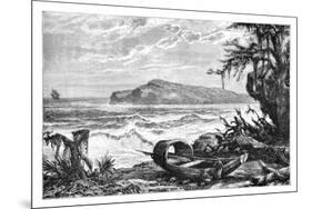 Turtle Island, View Taken at the Mouth of the Three Rivers, C1890-null-Mounted Giclee Print