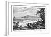 Turtle Island, View Taken at the Mouth of the Three Rivers, C1890-null-Framed Giclee Print