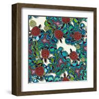 Turtle Reef-Sharon Turner-Framed Art Print