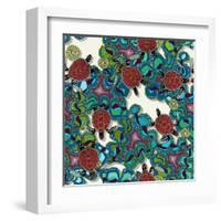 Turtle Reef-Sharon Turner-Framed Art Print