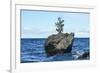 Turtle Rock, Lake Baikal-demerzel21-Framed Photographic Print