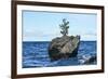 Turtle Rock, Lake Baikal-demerzel21-Framed Photographic Print