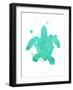 Turtle Splat-Jace Grey-Framed Art Print