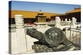 Turtle Statue, Zijin Cheng, the Forbidden City Palace Museum-Christian Kober-Stretched Canvas