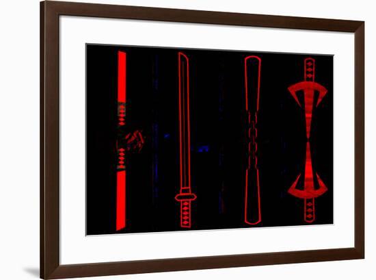 Turtle Weapons 2-null-Framed Poster