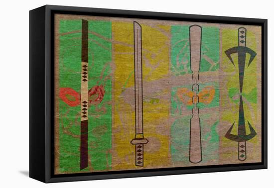 Turtle Weapons 3-null-Framed Stretched Canvas