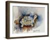 Turtle With Effect-Ashwini Rudraksi-Framed Art Print