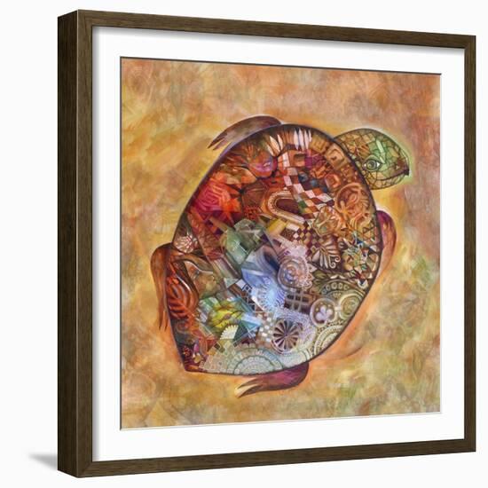 Turtle-Oxana Zaika-Framed Giclee Print