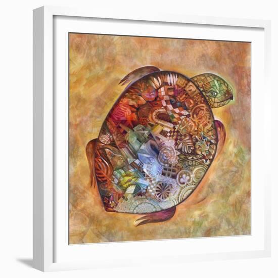 Turtle-Oxana Zaika-Framed Giclee Print