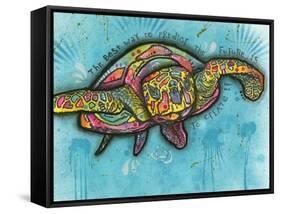 Turtle-Dean Russo-Framed Stretched Canvas