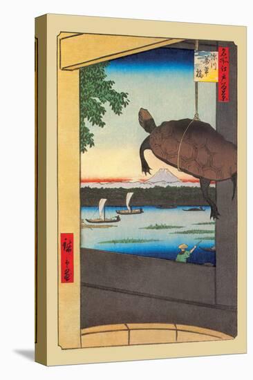 Turtle-Ando Hiroshige-Stretched Canvas