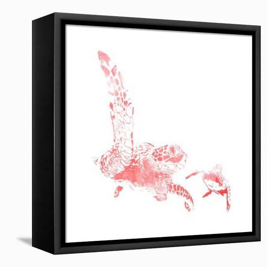 Turtles In The Sea Coral-Milli Villa-Framed Stretched Canvas