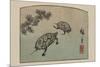 Turtles (Kame)-Ando Hiroshige-Mounted Art Print