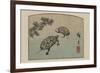 Turtles (Kame)-Ando Hiroshige-Framed Premium Giclee Print
