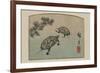 Turtles (Kame)-Ando Hiroshige-Framed Premium Giclee Print