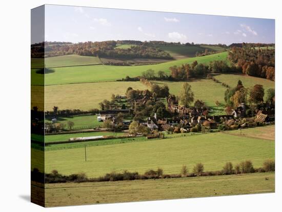 Turville, Chilterns, Buckinghamshire, England, United Kingdom-G Richardson-Stretched Canvas