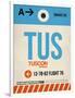 TUS Tuscon Luggage Tag I-NaxArt-Framed Art Print