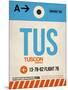 TUS Tuscon Luggage Tag I-NaxArt-Mounted Art Print