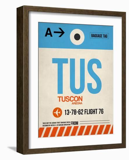 TUS Tuscon Luggage Tag I-NaxArt-Framed Art Print