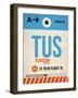 TUS Tuscon Luggage Tag I-NaxArt-Framed Art Print