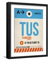 TUS Tuscon Luggage Tag I-NaxArt-Framed Art Print