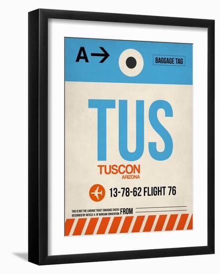 TUS Tuscon Luggage Tag I-NaxArt-Framed Art Print