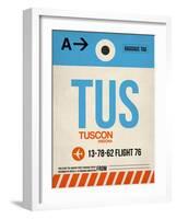 TUS Tuscon Luggage Tag I-NaxArt-Framed Art Print