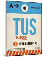 TUS Tuscon Luggage Tag I-NaxArt-Mounted Art Print