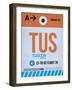 TUS Tuscon Luggage Tag II-NaxArt-Framed Art Print