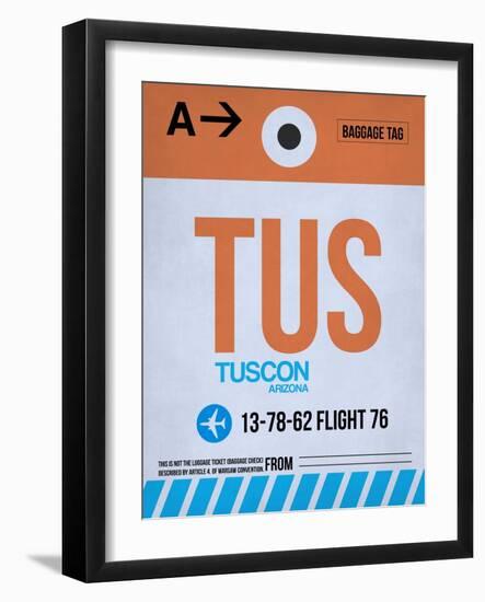 TUS Tuscon Luggage Tag II-NaxArt-Framed Art Print