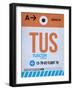 TUS Tuscon Luggage Tag II-NaxArt-Framed Art Print