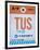 TUS Tuscon Luggage Tag II-NaxArt-Framed Art Print