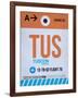 TUS Tuscon Luggage Tag II-NaxArt-Framed Art Print