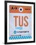 TUS Tuscon Luggage Tag II-NaxArt-Framed Art Print