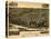 Tuscaloosa, Alabama - Panoramic Map-Lantern Press-Stretched Canvas