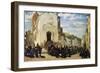 Tuscan Artillery in Montechiaro-Telemaco Signorini-Framed Giclee Print