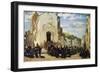 Tuscan Artillery in Montechiaro-Telemaco Signorini-Framed Giclee Print