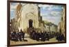 Tuscan Artillery in Montechiaro-Telemaco Signorini-Framed Giclee Print