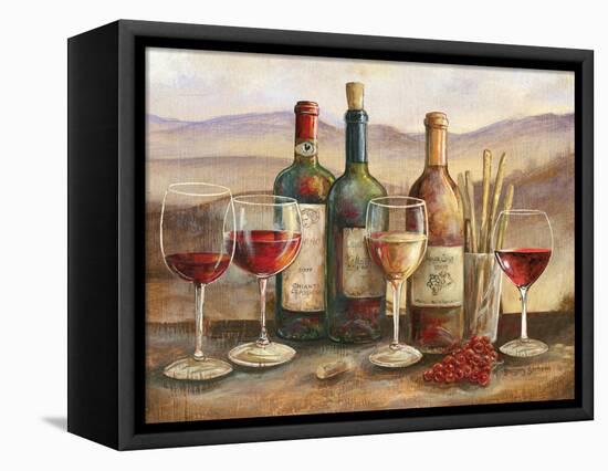 Tuscan Banquet-Gregory Gorham-Framed Stretched Canvas