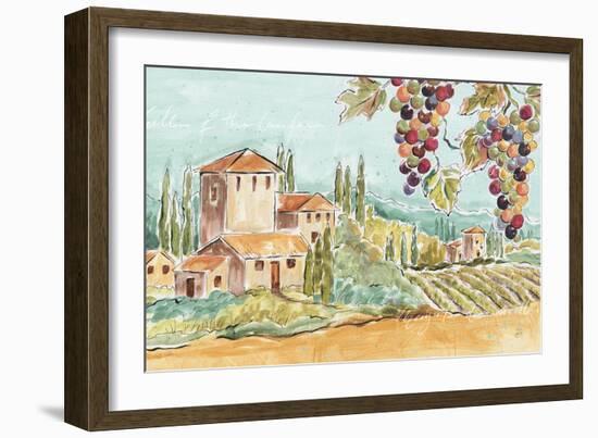 Tuscan Breeze I No Poppies-Daphne Brissonnet-Framed Art Print