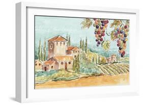 Tuscan Breeze I No Poppies-Daphne Brissonnet-Framed Art Print