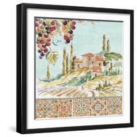 Tuscan Breeze III-Daphne Brissonnet-Framed Art Print